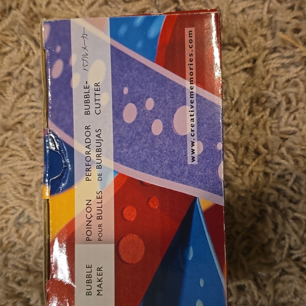 New Creative Memories Bubble Maker